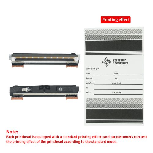 Exceprint Printhead Compatible with Zebra ZD420D ZD620D ZD621D Printhead 300dpi Thermal Label Printer (PN:P1080383-416/P1112640-051)