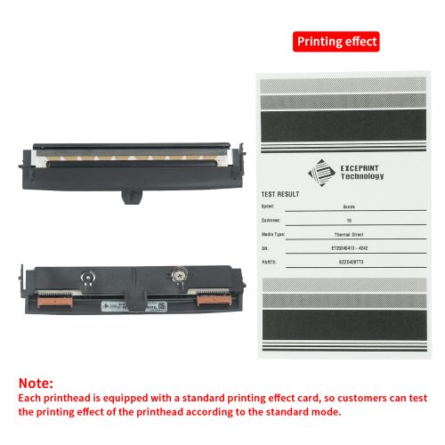 Exceprint Printhead Compatible with Zebra ZD420T ZD620T ZD621T Printhead 300dpi Thermal Label Printer (PN:P1080383-227/P1112640-241)