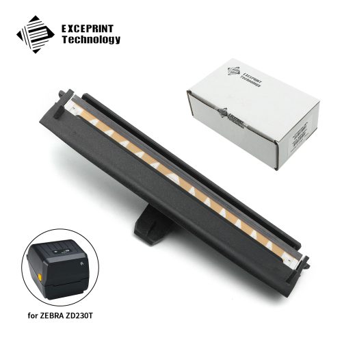 Exceprint Printhead Compatible with Zebra ZD220T ZD230T ZD888T Printhead 203dpi Thermal Label Printer (PN:P1115690/P1115688)