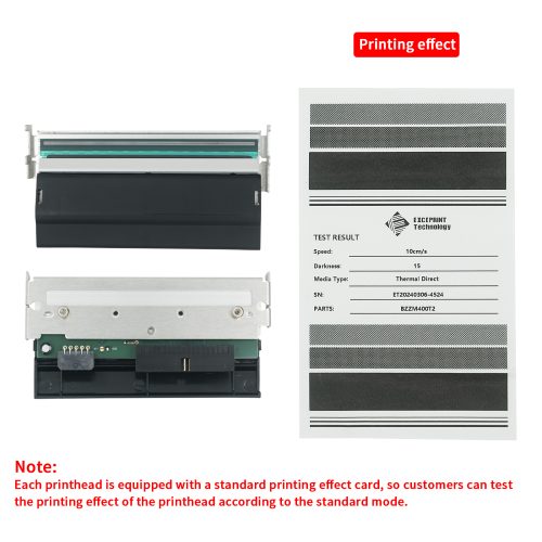 Exceprint Printhead Compatible with Zebra ZM400 RZ400 Printhead 203dpi Thermal Label Printer (PN:79800M)