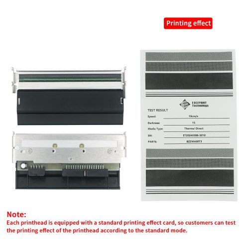 Exceprint Printhead Compatible with Zebra ZM400 RZ400 Printhead 300dpi Thermal Label Printer (PN:79801M)