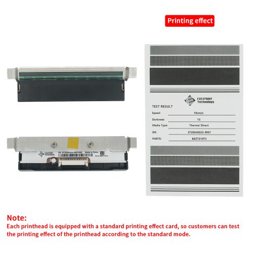 Exceprint Printhead Compatible with Zebra ZT210 ZT220 ZT230 Printhead 300dpi Thermal Label Printer (PN:P1037974-011)