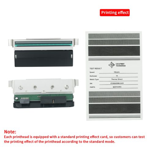 Exceprint Printhead Compatible with Zebra ZT410 ZT411 Printhead 203dpi Thermal Label Printer (PN:P1058930-009)