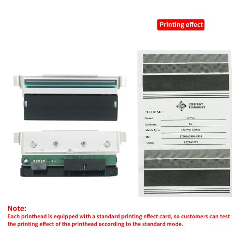 Exceprint Printhead Compatible with Zebra ZT410 ZT411 Printhead 300dpi Thermal Label Printer (PN:P1058930-010)