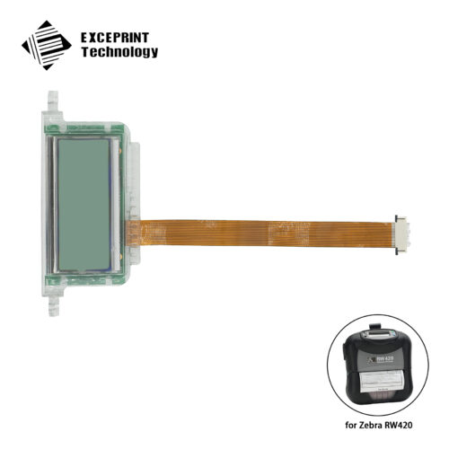LCD Module with Flex Cable Replacement for Zebra RW220 RW420