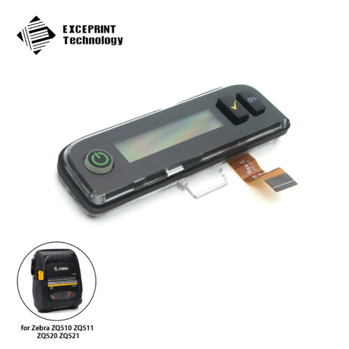 Control Panel with LCD and Keypad Replacement for Zebra ZQ510 ZQ511 ZQ520 ZQ521