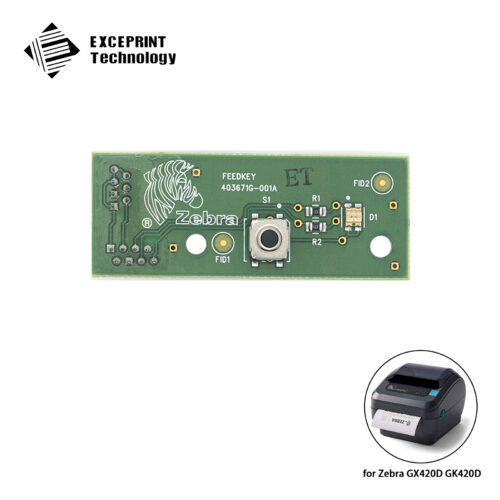Feed Switch (Direct Thermal) PCB 403671G-001A for Zebra GK420d, GX420d, ZP450, ZP455, ZP500, ZP505 (105934-003)