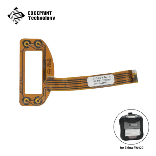 Keypad with Myler Keyswitch Replacment for Zebra RW220 RW420