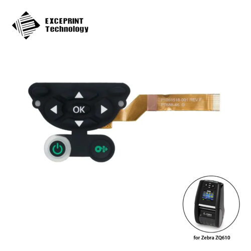 Keypad + Keypad Myler Keyswitch For Zebra ZQ610 ZQ620