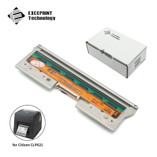 Exceprint Printhead Compatible with Citizen CL-S621C CL-621Z CLP-621 CL-F2404 Printhead 203dpi Thermal Label Printer (PN:JM14705-0)