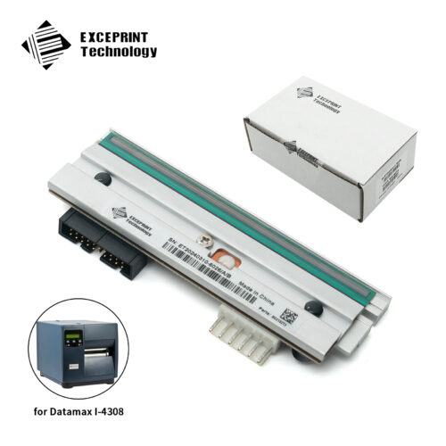 Exceprint Printhead Compatible with Datamax I-4308 A-4310 Printhead 300dpi Thermal Label Printer (PN:PHD20-2182-01)