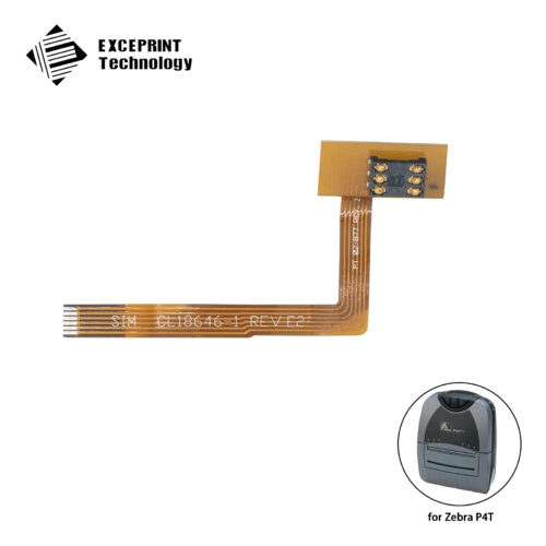 Sim Connector Flex Cable Replacement for Zebra P4T Printer P/N: CL18646-1 / PT 02-877